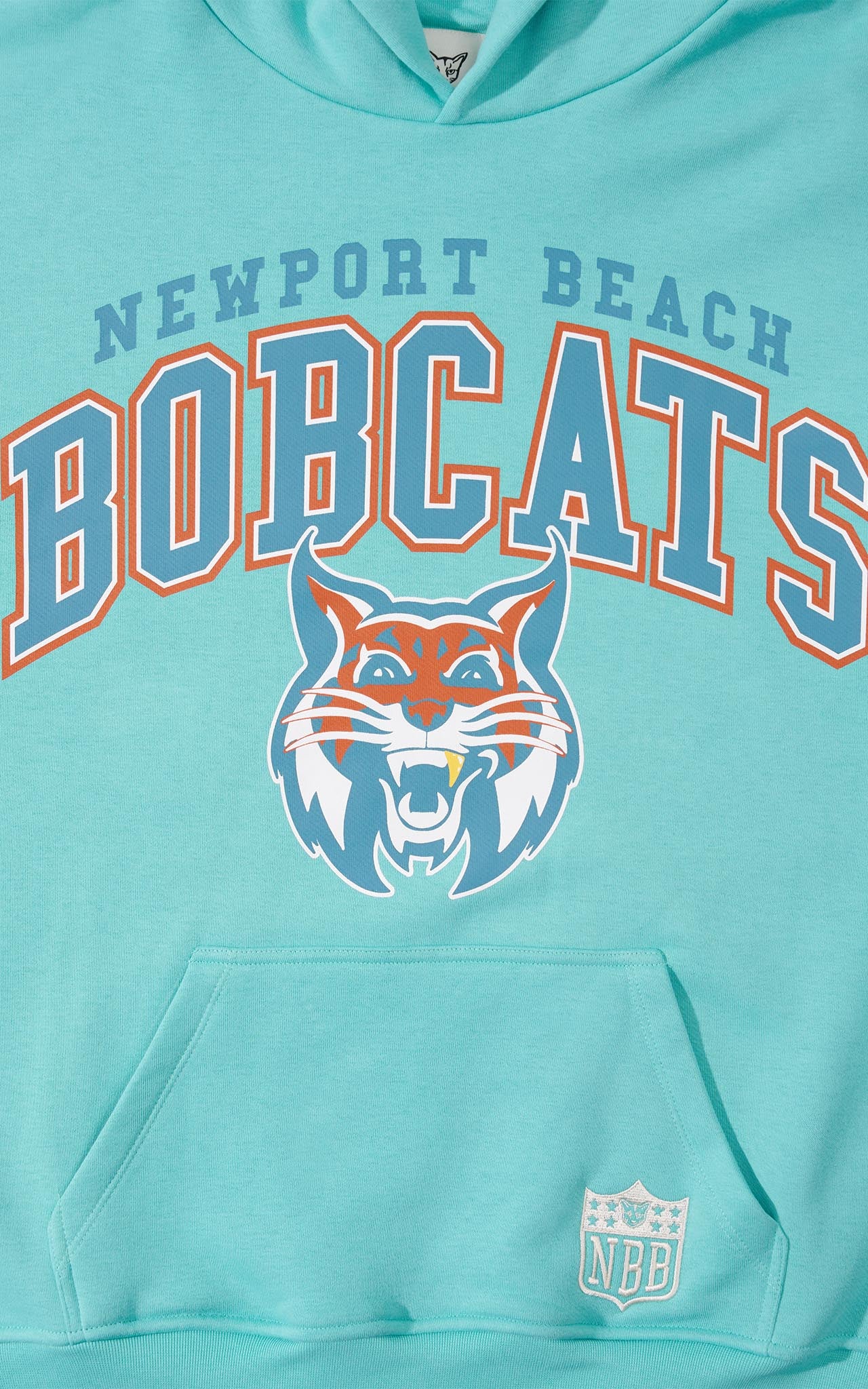 TURQUOISE BOBCATS HOODIE