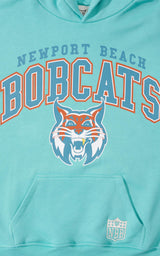 TURQUOISE BOBCATS HOODIE