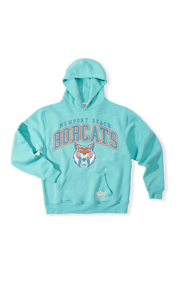 TURQUOISE BOBCATS HOODIE