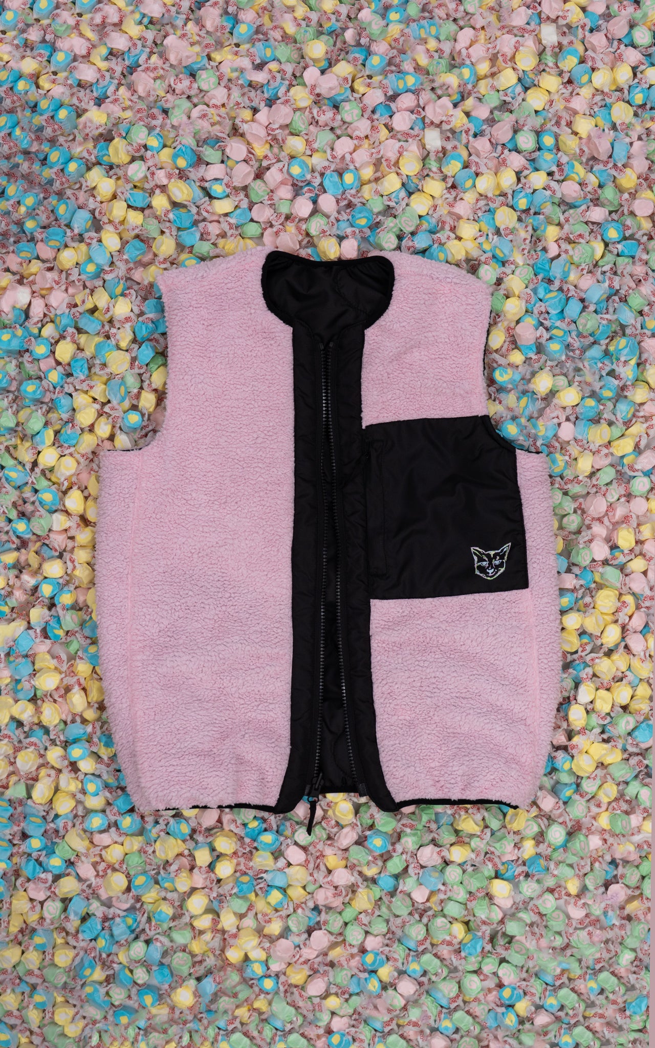 COTTON CANDY REVERSIBLE VEST
