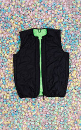 LIME REVERSIBLE VEST