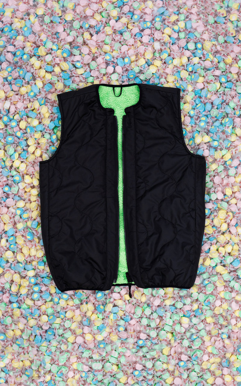 LIME REVERSIBLE VEST