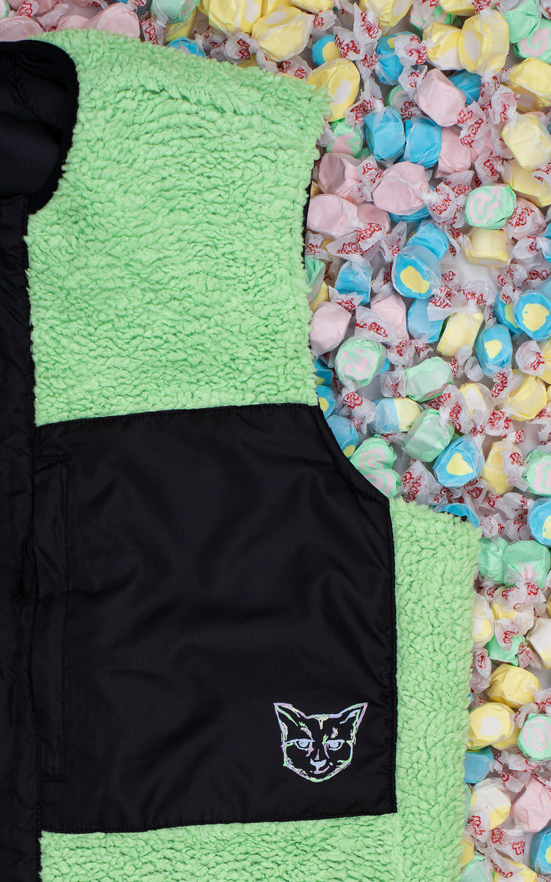LIME REVERSIBLE VEST