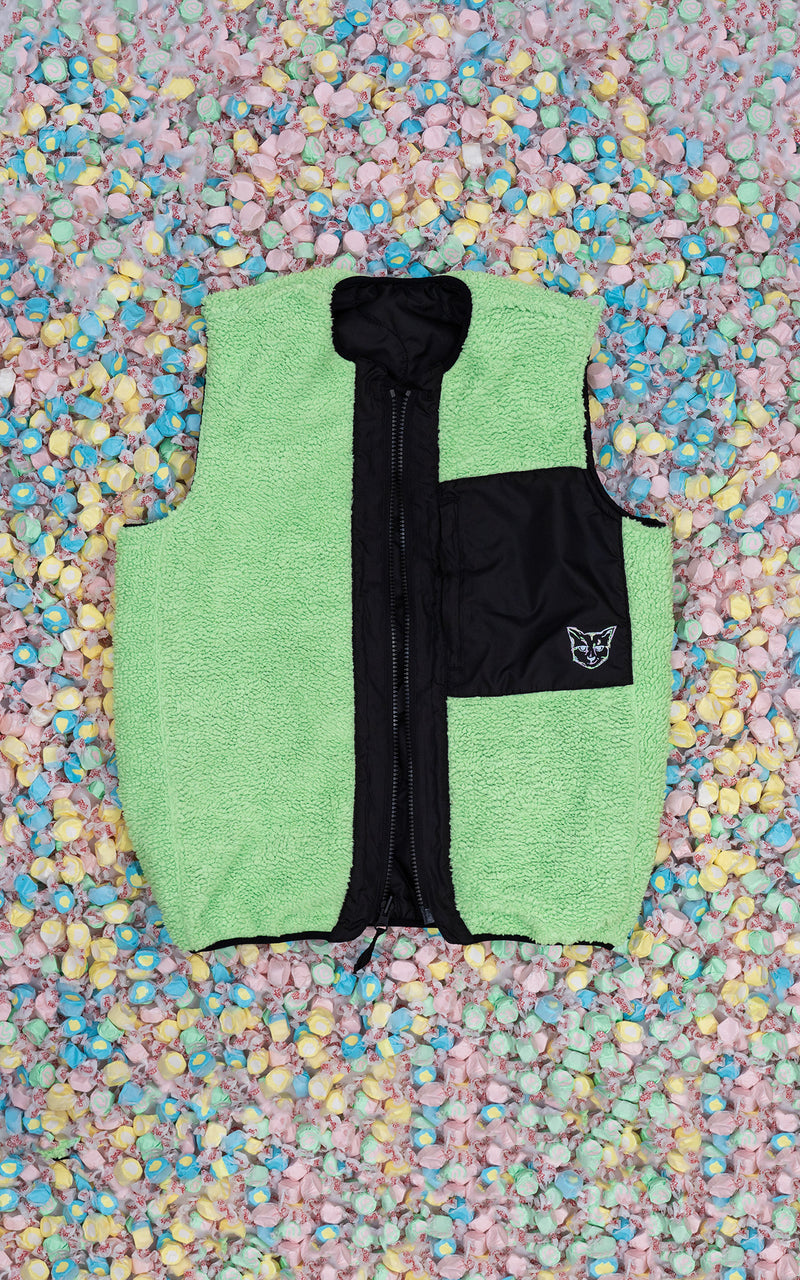 LIME REVERSIBLE VEST