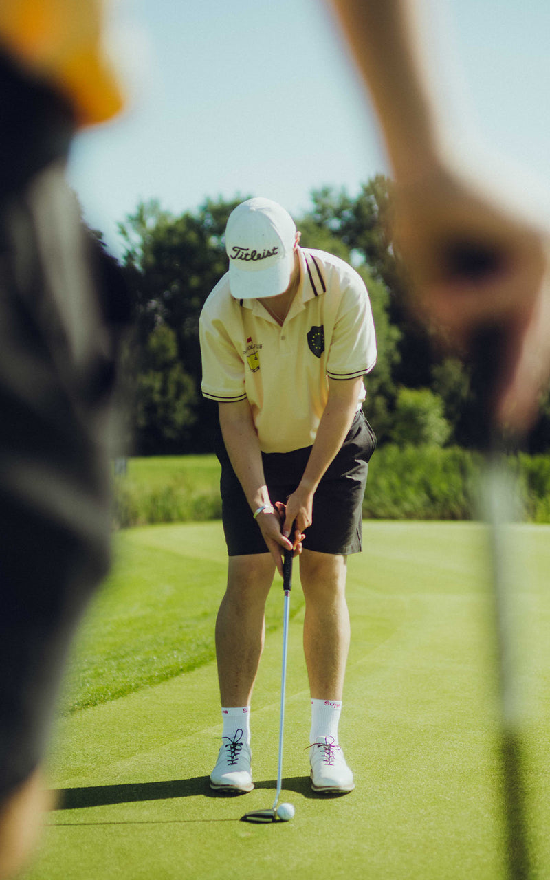 BEIGE GOLF CLUB POLO