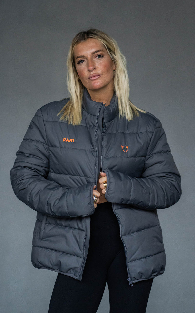ANTHRACITE END OF SUMMER LIGHT DOWN JACKET