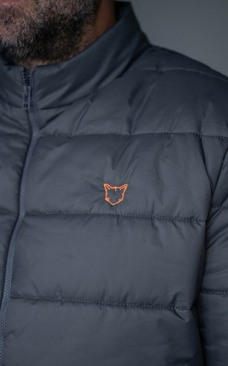 ANTHRACITE END OF SUMMER LIGHT DOWN JACKET