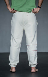 BEIGE END OF SUMMER SWEATPANTS