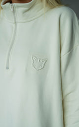 BEIGE END OF SUMMER HALFZIP