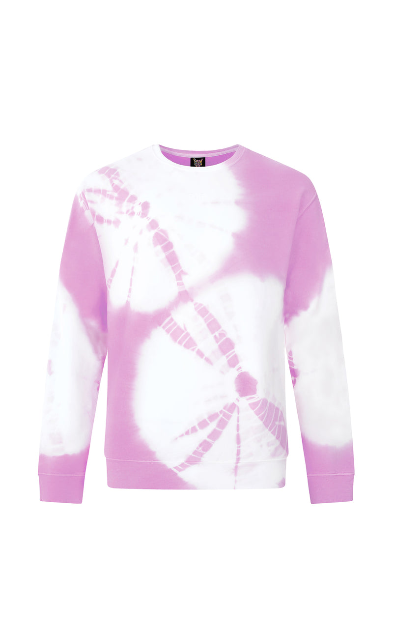 LILAC HIPPIE CLUB CREWNECK