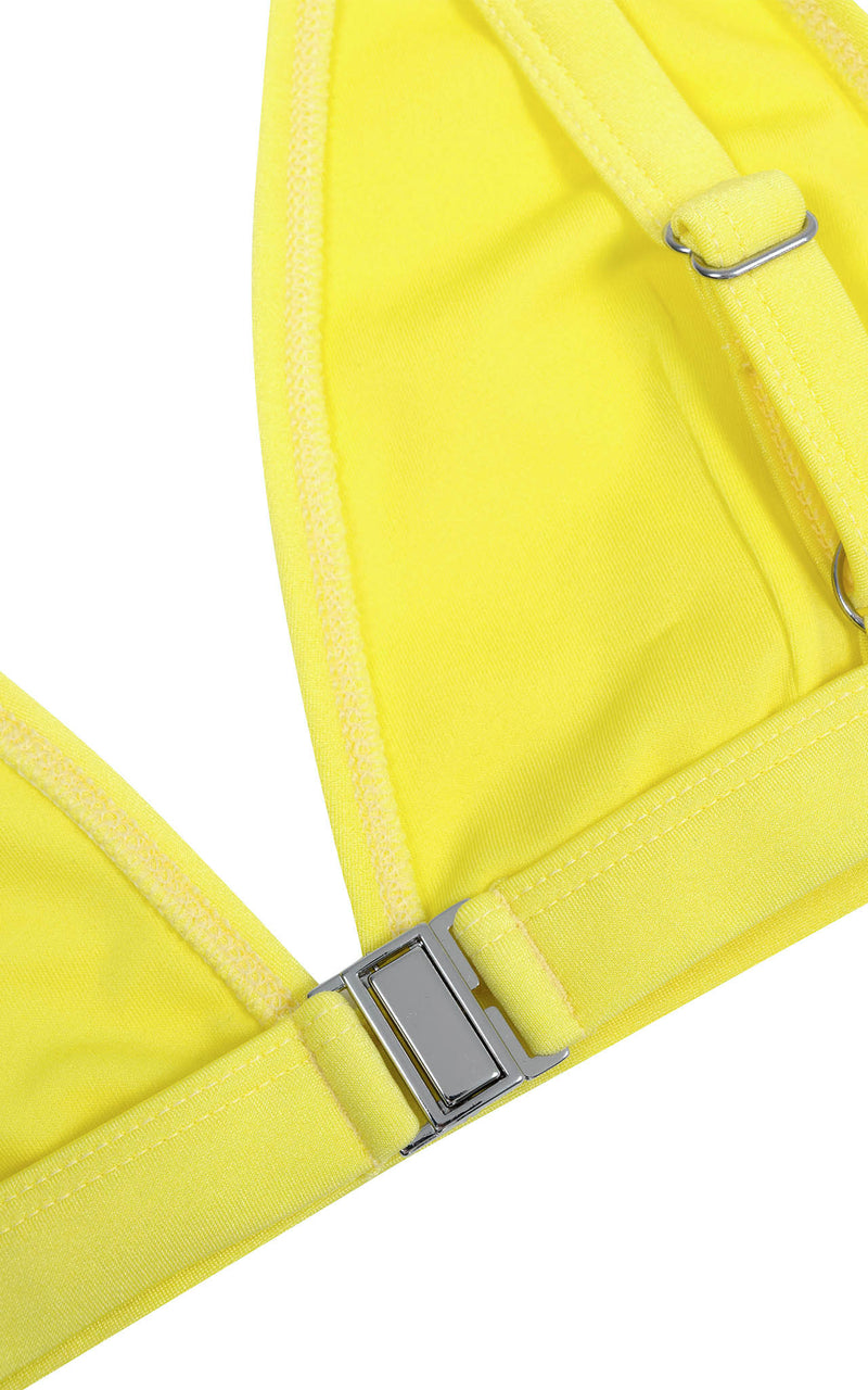 LEMONHAZE SWIM CLUB TRIANGLE BIKINI TOP