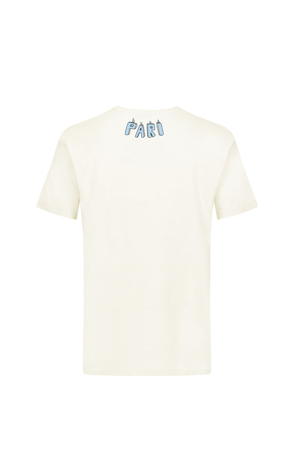 WHITE BIRTHDAY CLUB PIECE OF CAKE T-SHIRT