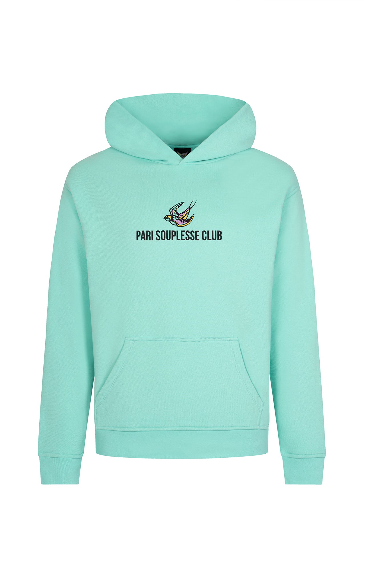 TURQUOISE SOUPLESSE CLUB HOODIE