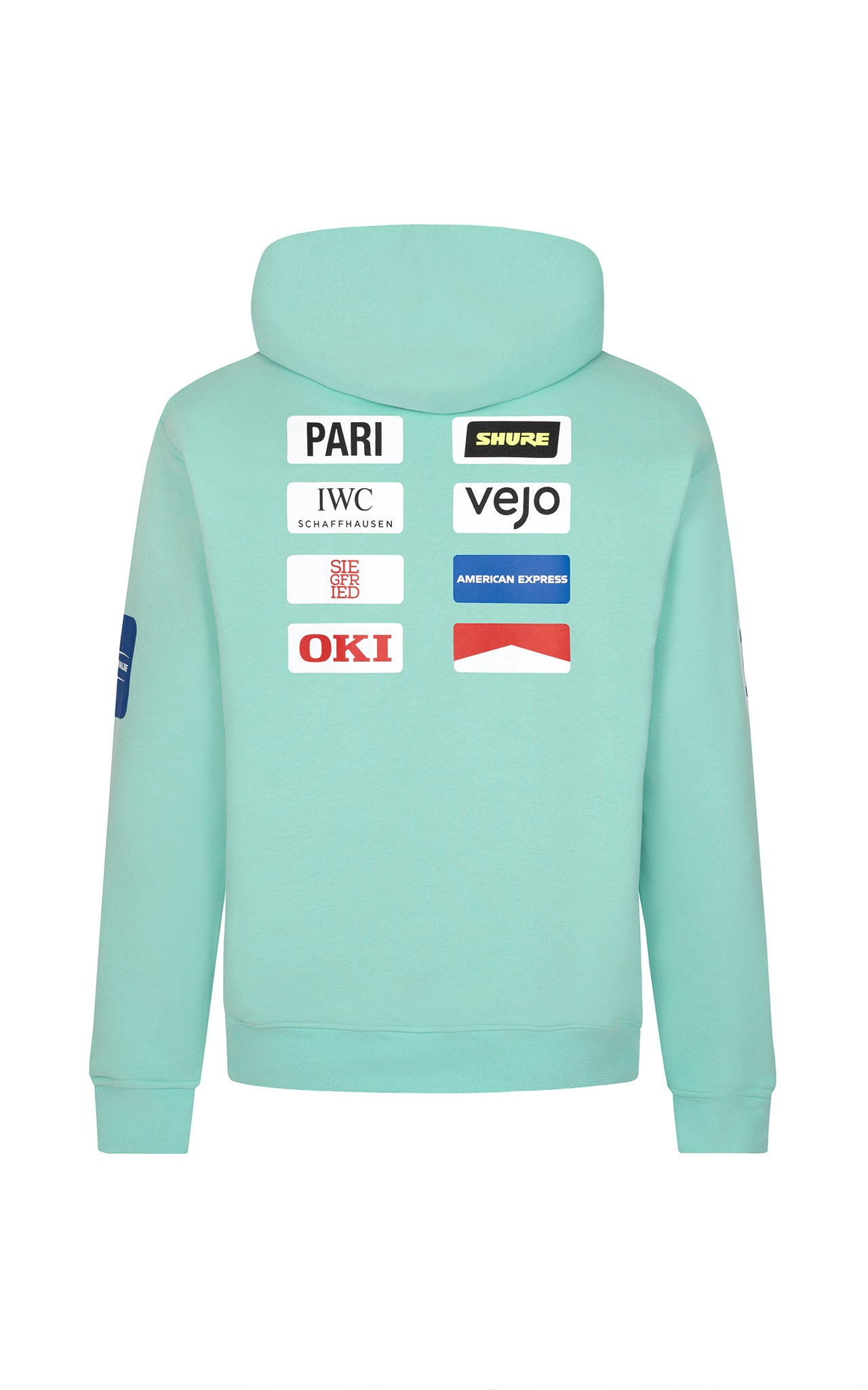 TURQUOISE LOGO HOODIE