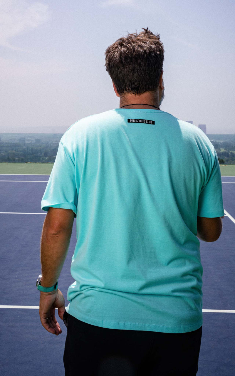 TURQUOISE SPORTS CLUB T-SHIRT