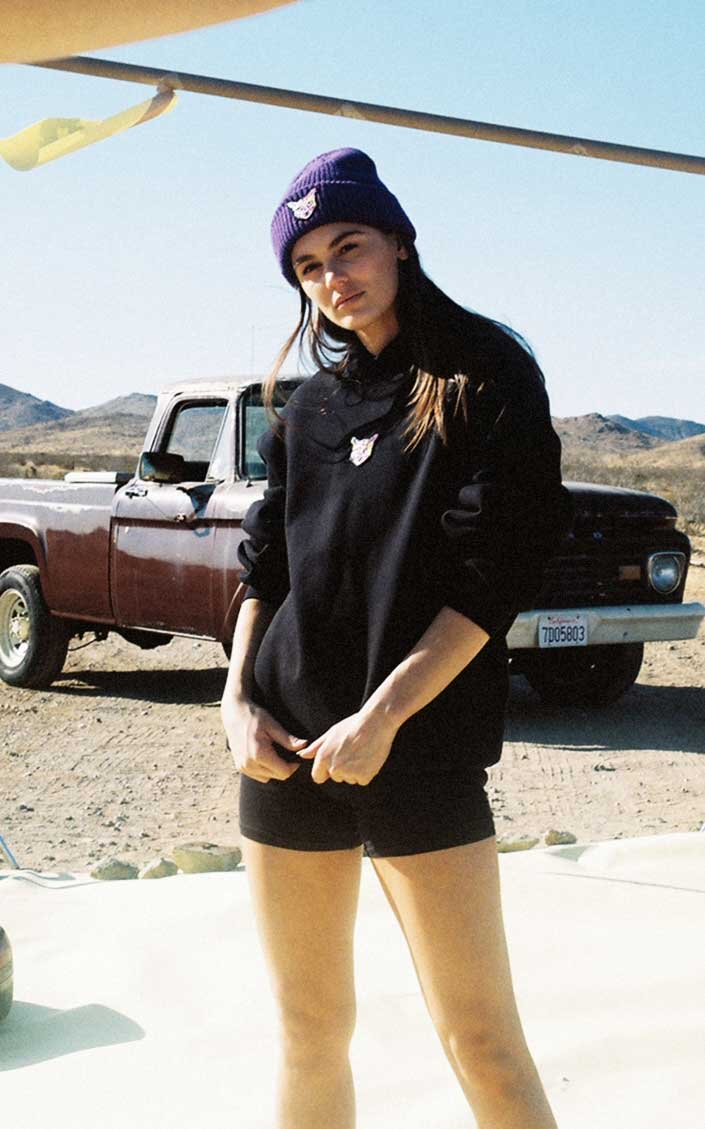 BLACK SWEATSHIRT CAT