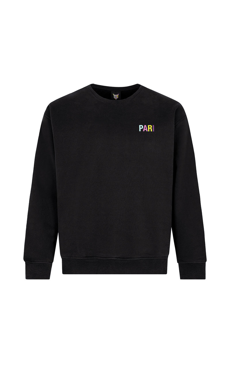 CHARCOAL VIOLET CLUB CREWNECK