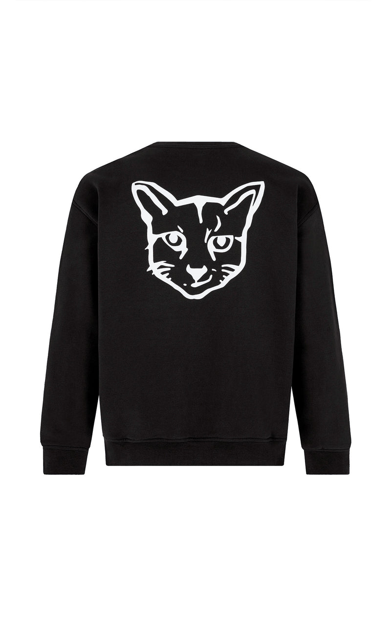 CHARCOAL VIOLET CLUB CREWNECK