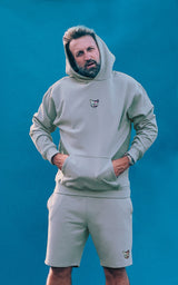 GREY CORE CLUB HOODIE CAT
