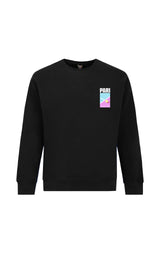 BLACK TENNIS CLUB CREWNECK