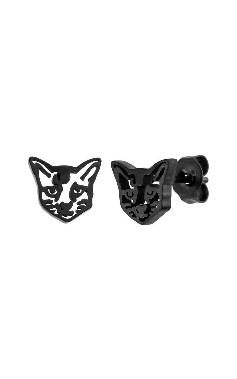 BLACK PURELEI X PARI EARRING CAT