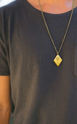 GOLD PURELEI X PARI NECKLACE PALM TREE