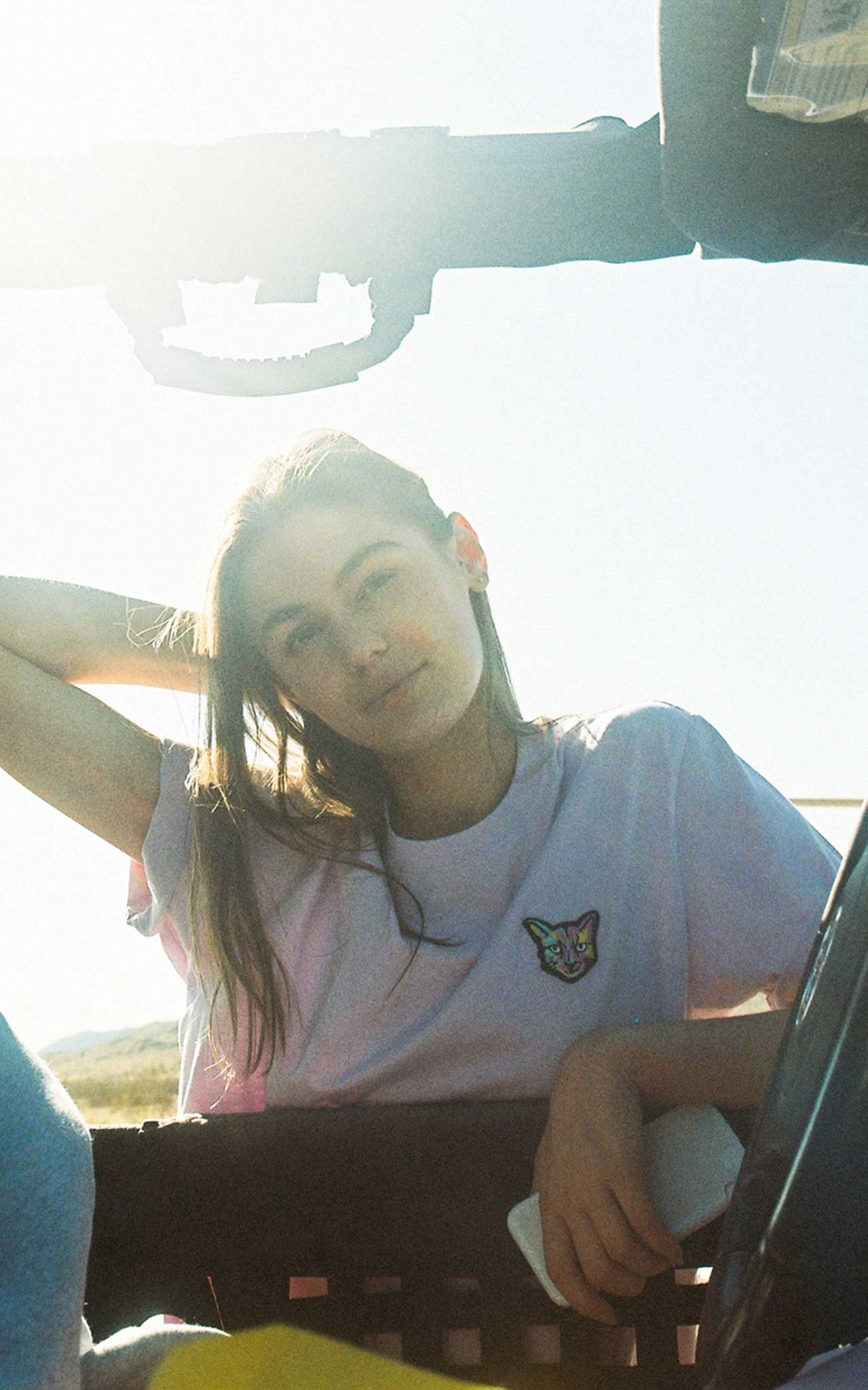 LILAC T-SHIRT CAT