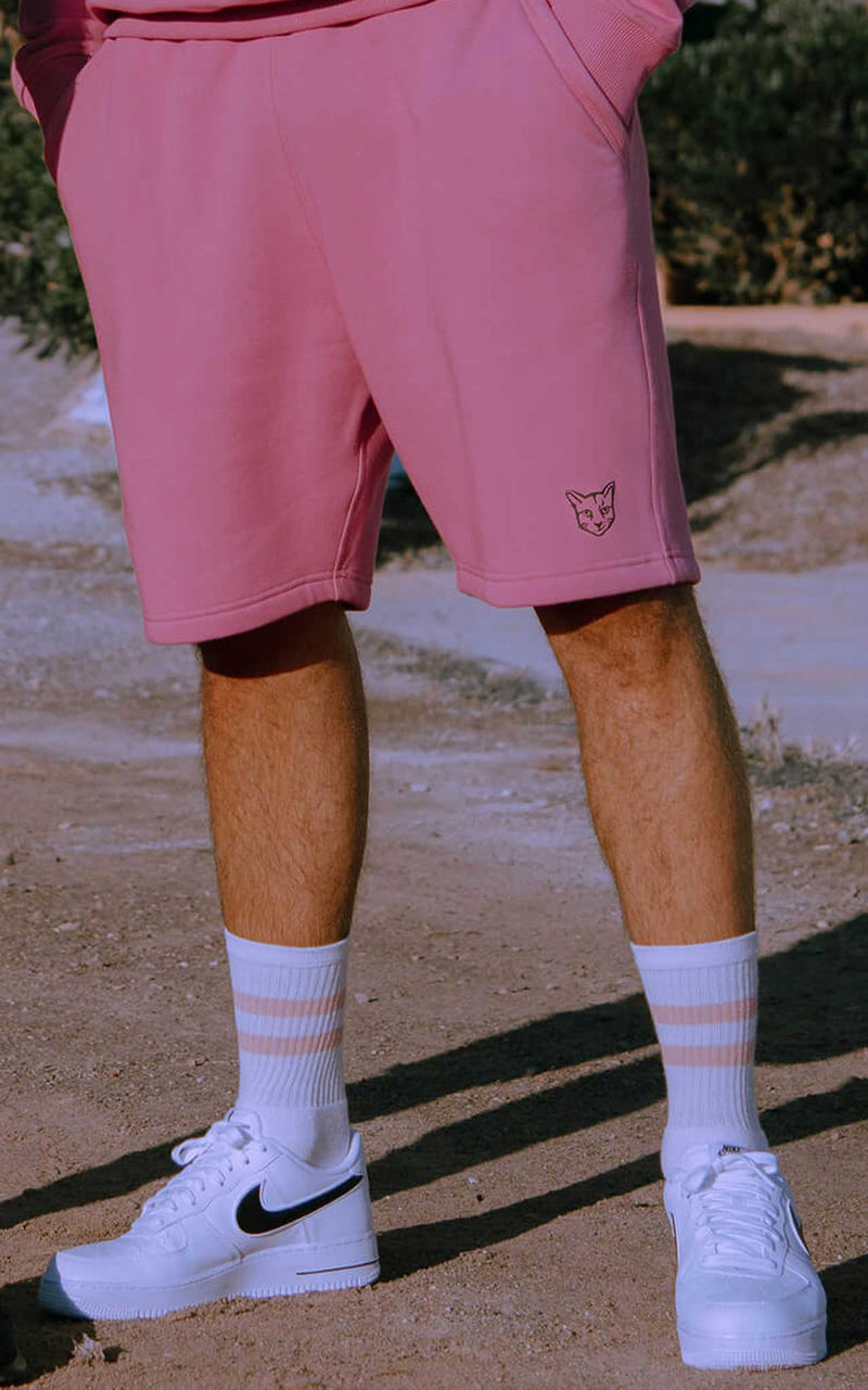 PINK SHORTS RUBBER CAT