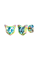 RAINBOW PURELEI X PARI EARRING CAT