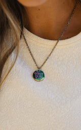 RAINBOW PURELEI X PARI NECKLACE COIN