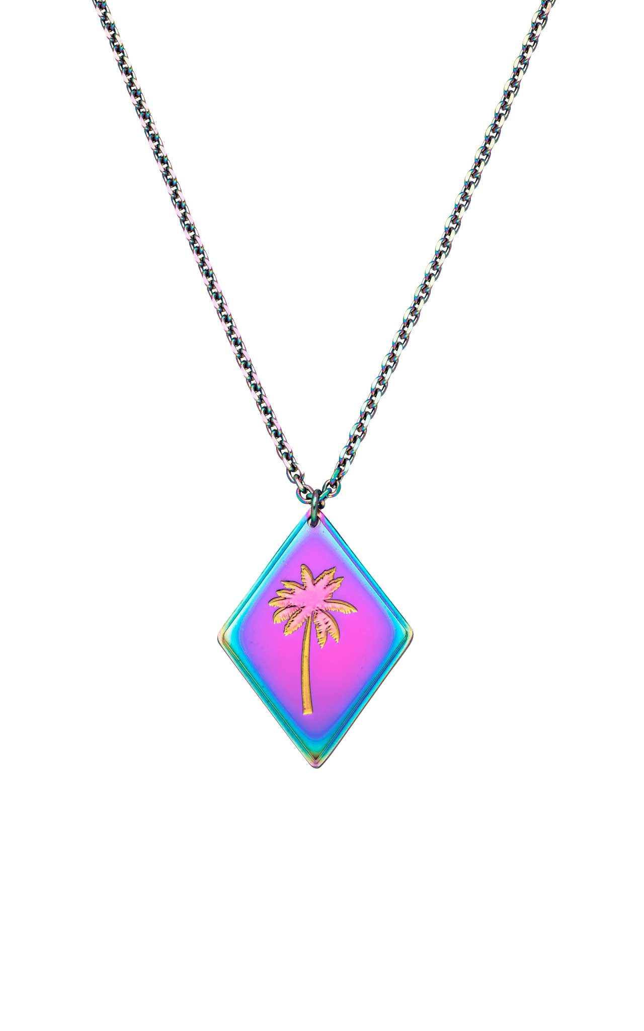 RAINBOW PURELEI X PARI NECKLACE PALM TREE