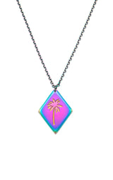 RAINBOW PURELEI X PARI NECKLACE PALM TREE
