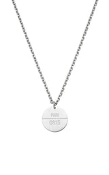 SILVER PURELEI X PARI NECKLACE COIN