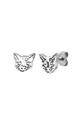SILVER PURELEI X PARI EARRING CAT